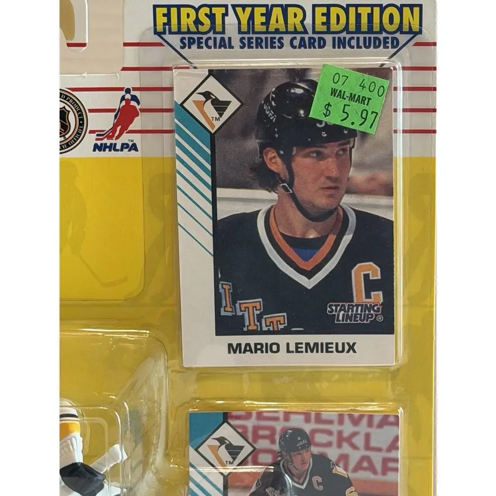 1993 NHL Starting Lineup Mario Lemieux Pitts Penguins Figure NOS FREE SHIPPING